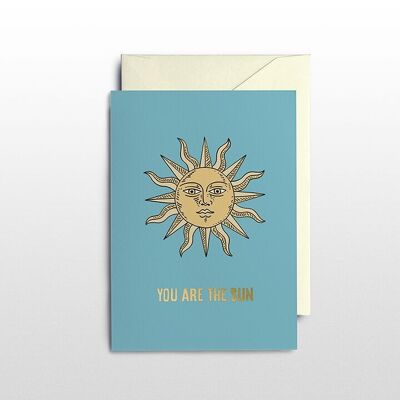 Postkarte „Du bist die Sonne“