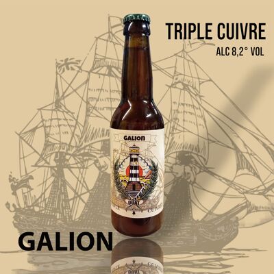 GALION cerveza triple 8,2° tipo belga artesanal