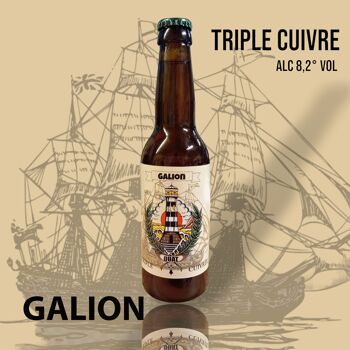 GALION  bière triple 8,2° type belge artisanale 1