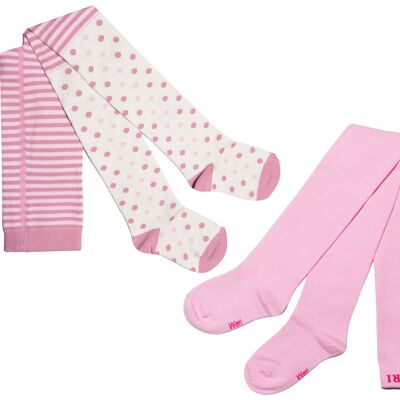 Tights for children terry ,soft , warm <Dotted and with Stripes>