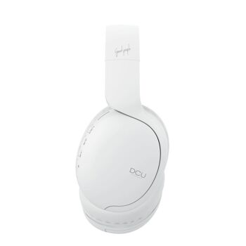 Écouteurs Bluetooth pliables multifonctions blancs 6