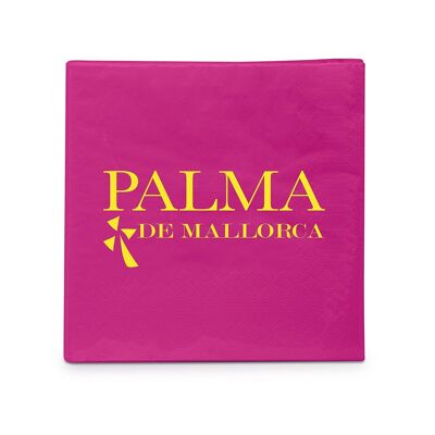 Happy Place Palma de Mallorca Napkin 25x25