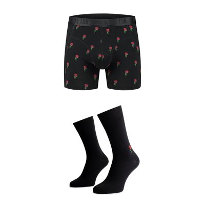 La Rosa - Men's Socks & Boxershort - Gifts For Him - Organic