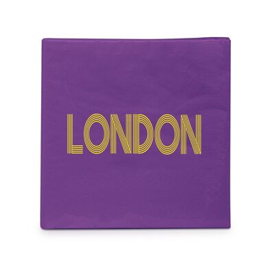 Happy Place London Napkin 25x25