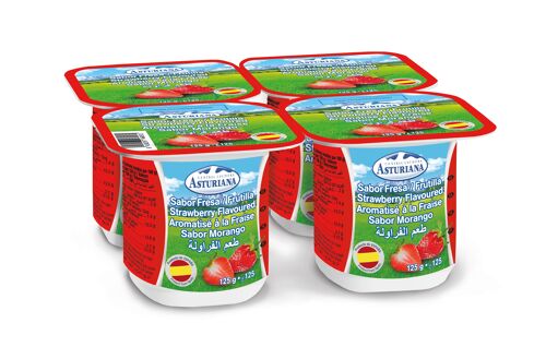 YOGUR FRESA P*4 Central Lechera Asturiana