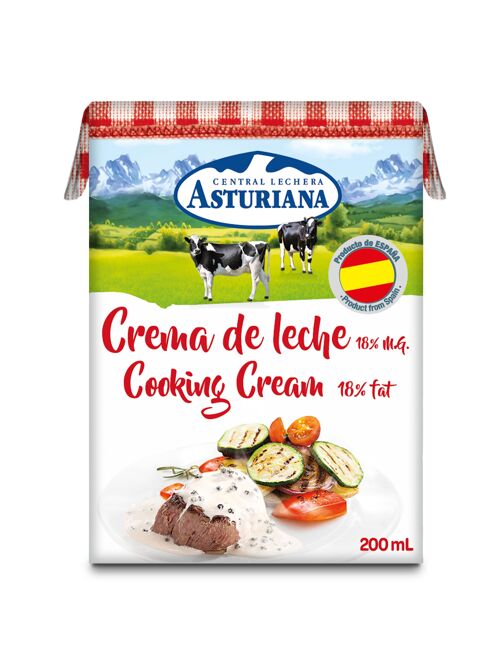 NATA COCINA 200 ml Central Lechera Asturiana