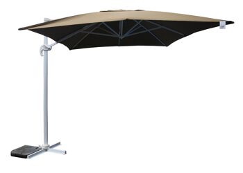 Le parasol de jardin à mât latéral mesure 3 x 3 m. 2