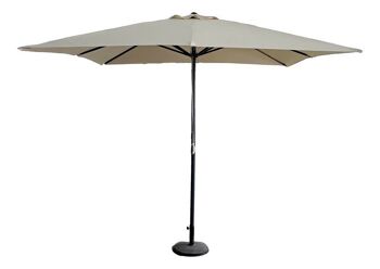 Parasol de jardin avec mât central 4x4 mètres. 1