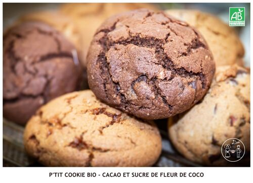 P'tit Cookie bio - Cacao et Sucre de Fleur de Coco - 1kg (VRAC)