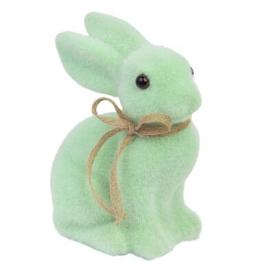 Petite décoration de lapin de Pâques vert sauge