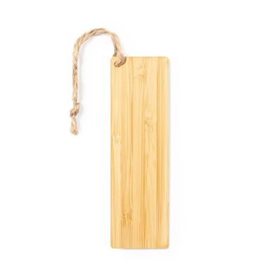 Bamboo Bookmark with Jute Cord