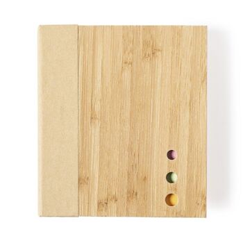 Coffret Post-it Écoresponsable en Bambou 3