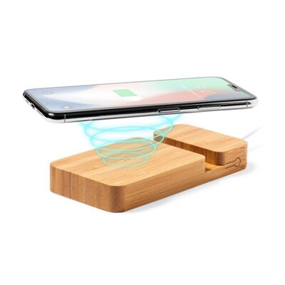 Eco-friendly Bamboo Power Bank - 5,000 mAh