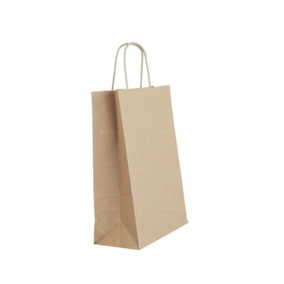 Brown eco-friendly kraft paper bag 32 x 12 x 41 cm (Medium)