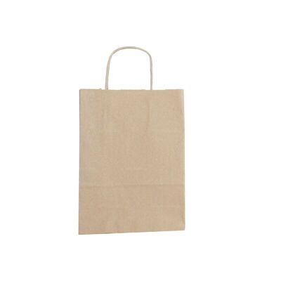 Ecological brown kraft paper bag 18 x 8 x 24 cm (Small)