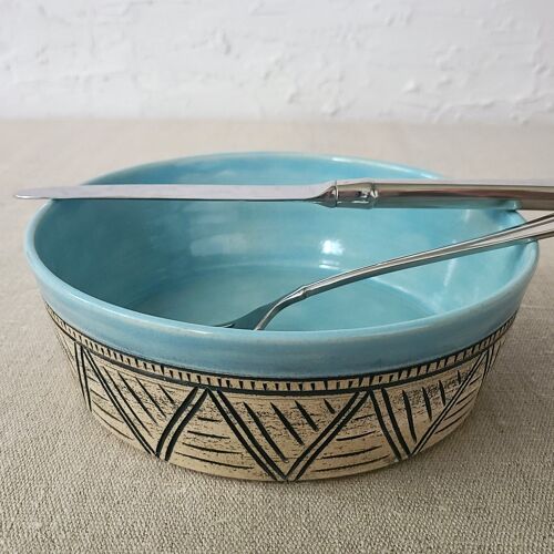 Clear Sky Classic Carved Pasta Bowl
