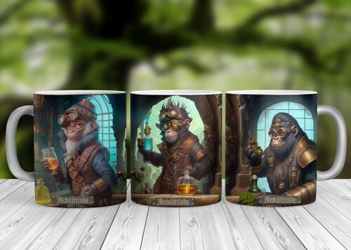 Mug Alchimiste steampunk