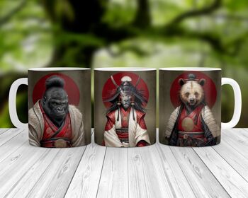 Mug animaux samouraï