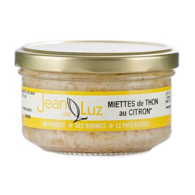 Albacore tuna crumbs with lemon and organic olive oil - 140gr