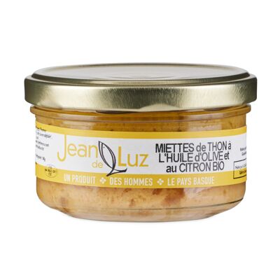 Migas de Atún Blanco Ecológico en Aceite de Oliva y Limón - 140g