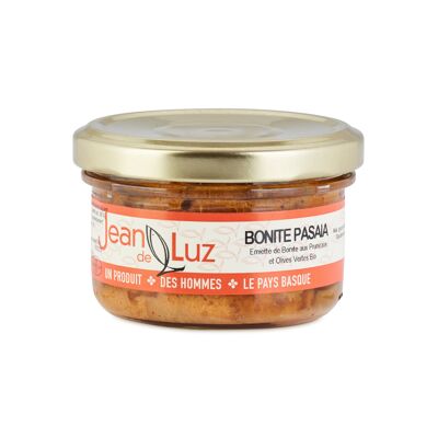 Bonite Pasaia (émietté de bonite aux pruneaux et olives vertes bio) - 85gr