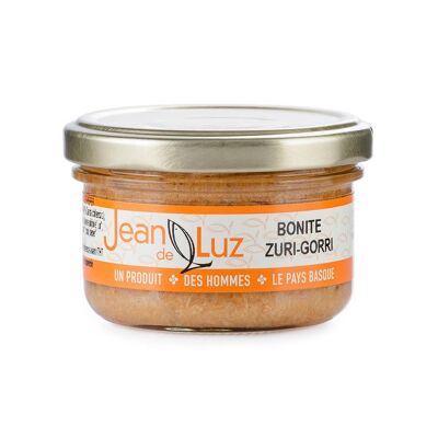 Bonite Zuri Gorri (bonito desmenuzado con pimientos rojos ecológicos) - 85gr