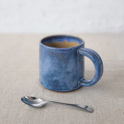 Tasse standard rustique bleu malachite