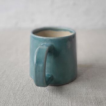 Mug classique turquoise pâle 3