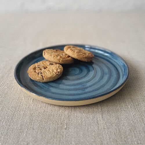 Midnight Blue Classic Cake Plate