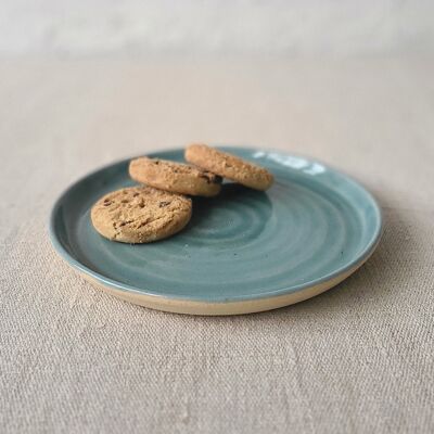 Pale Turquoise Classic Cake Plate