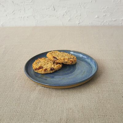 Sky Blue Rustic Cake Plate