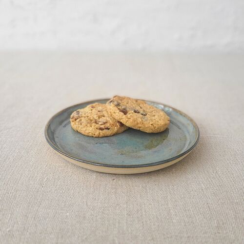 Seafoam Blue Classic Cake Plate