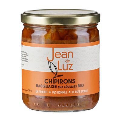 Chipirons basquaise aux légumes bio - 380g