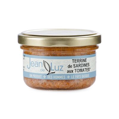 Sardine terrine with organic tomatoes - 85gr