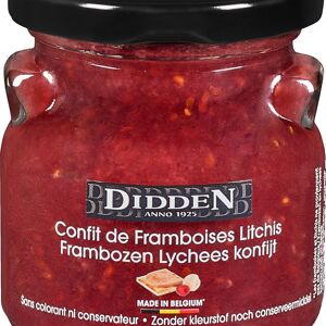 Framboises confites aux litchis - Pot 150 g