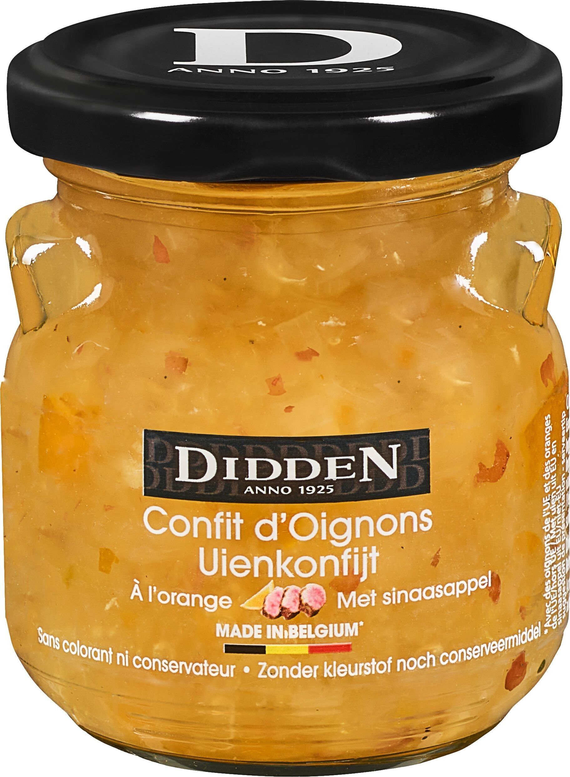 Oignons confits à l'Orange - Pot 150 g