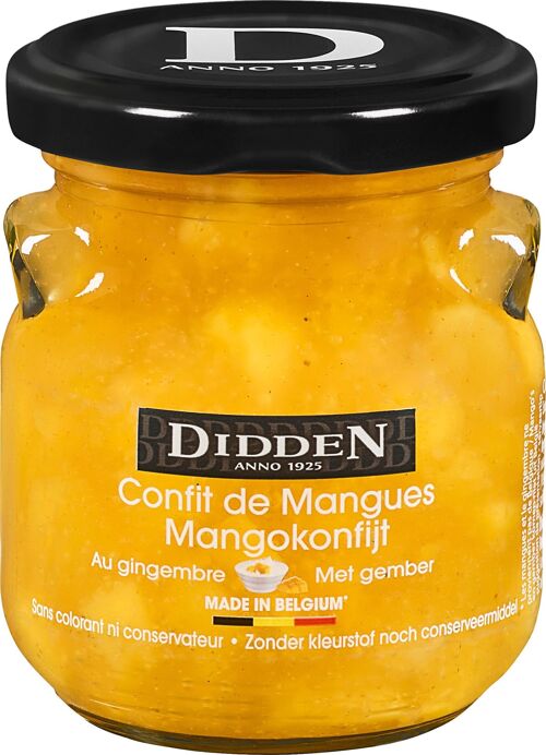 Mango confit with Ginger - Jar 150 g