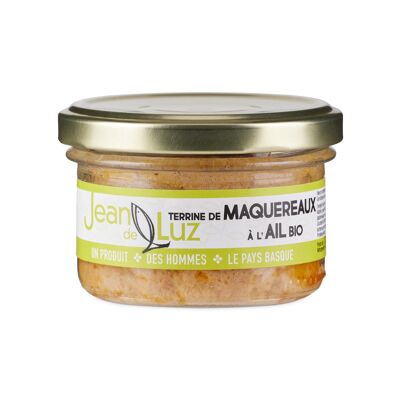 Terrina de caballa ecológica con ajo - 85g