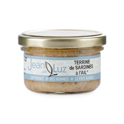 Terrina di sardine bio all'aglio - 85gr