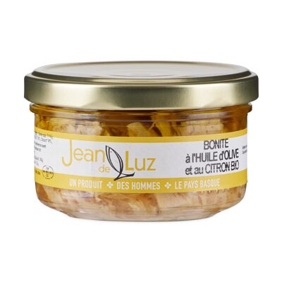 Filetto di bonito in olio d'oliva e limone biologico - 140 g