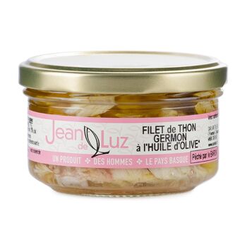 Filet de thon germon à l'huile d'olive bio - 140gr 1