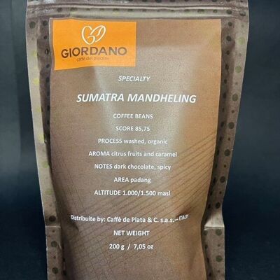 Granos de café de mezcla especial de Sumatra