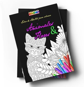 Livre de coloriage - Mandalas d'animaux et de fleurs 5