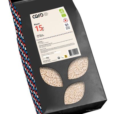 Pasta orgánica - 15 Risoni (bolsa de 6kg)