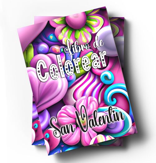 Libro de colorear - San Valentín