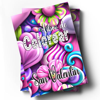 Libro da colorare - San Valentino