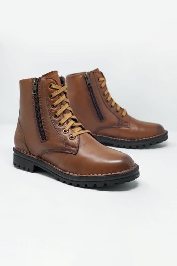 grosses bottes militaires marron 3