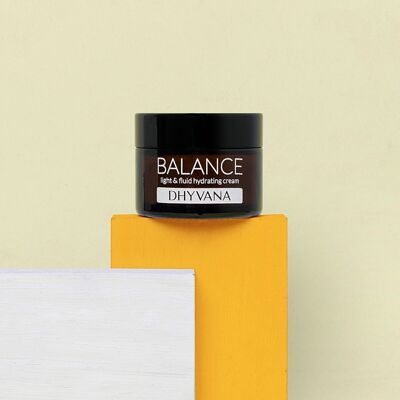 ** Caja de 10 unidades ** Crema Facial Balance - Crema Hidratante Anti-aging Ligera y Fluida - Pieles mixtas y grasas