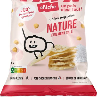 Crisps made from ORGANIC chickpeas - Finely Salted