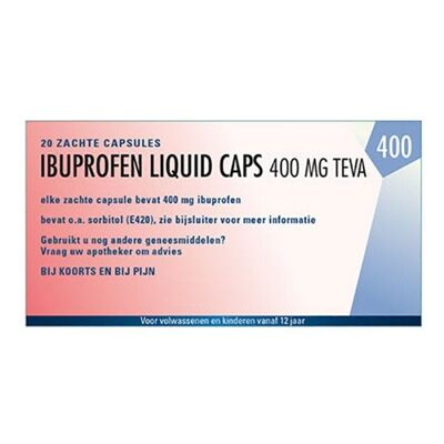 Teva Ibuprofen 400mg Liquid Capsule